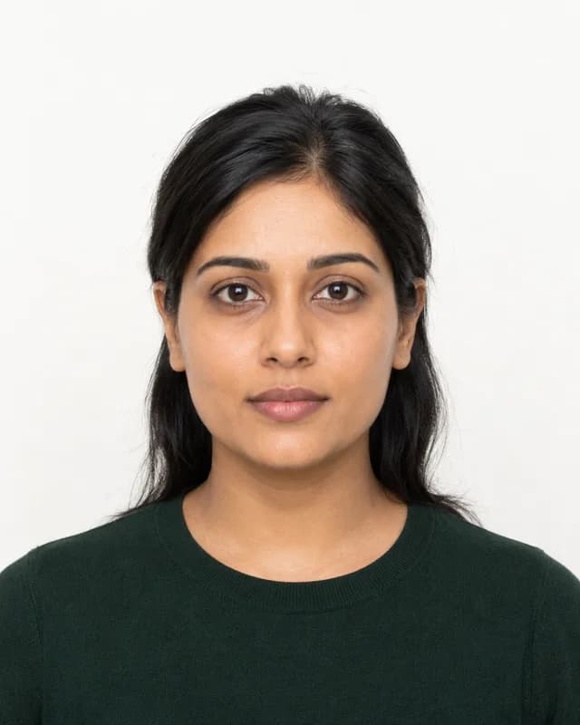AI-generated illustrative portrait, not an accepted application photo