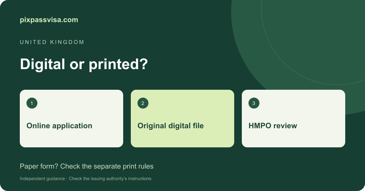 PixPassVisa UK passport photo guide: online application, original digital file and HMPO review