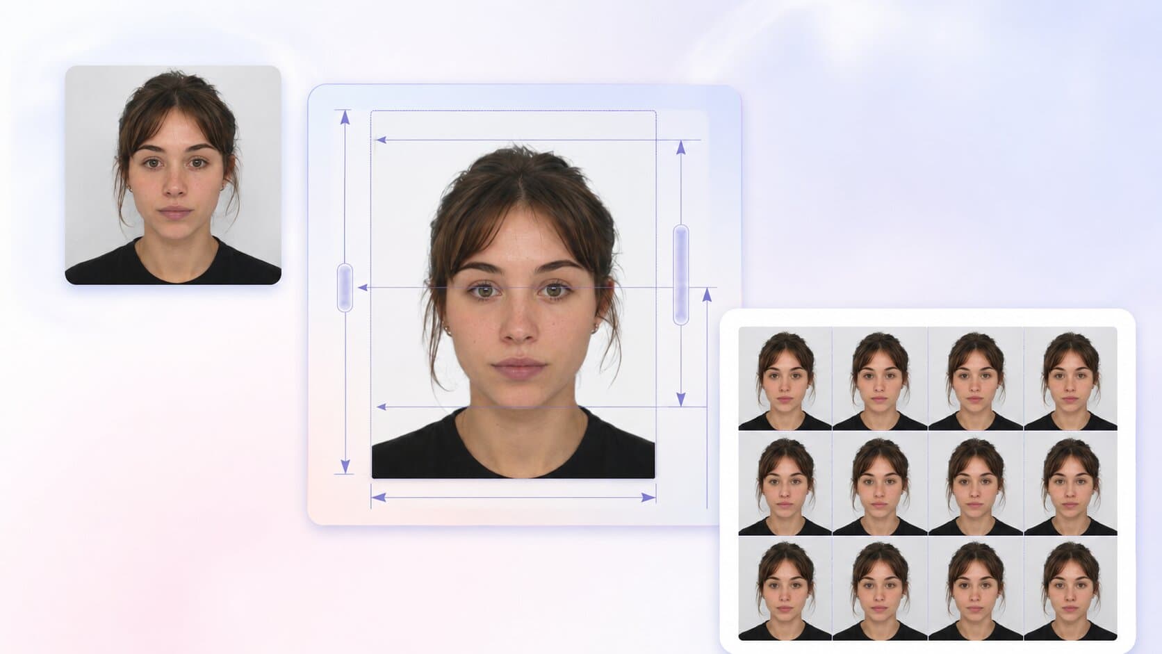 Biometrisches Führerschein Foto online erstellen – 35x45mm, EU-konform